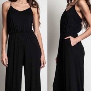 Wide leg jumpsuit